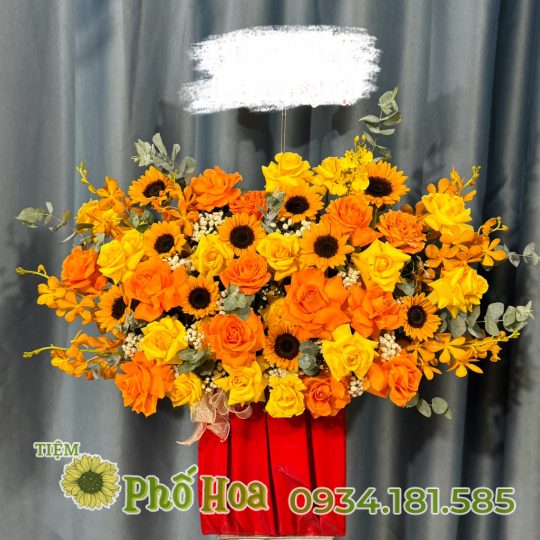 Giỏ tông vàng cam 