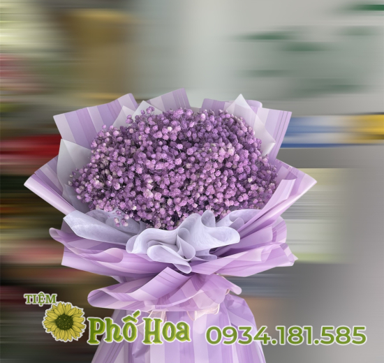 hoa bó babi tông tim